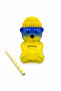 Barista Fan Premium Glass Cold Drink Cup Cute Teddy Bear Cup 550 ml - 3