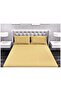 Brown King Flat Sheet with 2 Pillow Cases 240x280 cm