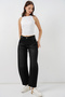 Women's High Waist Jeans 1516 - Black - 3