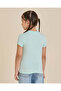 Girls Green Printed T-shirt - 3