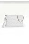 Women's Star Embroidered Chain Strap Portfolio Bag - 2