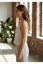 Women's Openwork Strappy V-Neck Knitwear Crop Bustier Blouse - 3