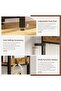 Industrial Corner Shelving Unit 5 Levels L- Tall Bookcase with 4 Hooks - Storage Unit Living Room Office Bedroom - 7