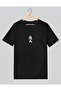 Unisex Samurai Cat Back Printed Black T-Shirt 100% Cotton Regular Fit Crew Neck Japanese Anime Graphic Design T-Shirt - 2