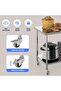 Commercial Work Table Stainless Steel 60x24 inch Heavy Duty Prep 2 Tier Adjustable Bottom Shelf 1760 Lb Load Capacity Multipurpose Bench NSF Certified Swivel Casters Brakes - 6
