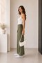 Stylish Pants with Sequin Skirt and Scarf Detail - 2