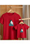 Parent-Child Combination T-Shirt Oversize 100% Cotton Single T-Shirt (for Combination, 2 or 3 Pieces Must Be Ordered)