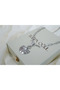 Kol509 Zircon Stone Fan-Shaped Silver Necklace - 3