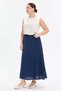 Comfortable Fit Women's Long Skirt with Elastic Waist - 6