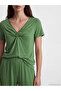 Esvab • Modern & Distinctive V Planted Gathered Women's Pajama Set - 3