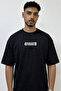 Gojo Satoru_77 Design Printed Oversize Black T-Shirt