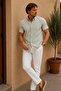 Ribbed 100% Cotton Short Sleeve T-Shirt - 3