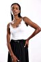 Ecru Lace Strappy Modal Athlete Top 17702 - 2