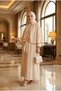 Women's Hijab Dress with Detachable Cape and Buckle - 7