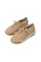 Mira Genuine Leather Beige Color Women's Sports Shoes - 8