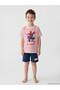 Ozmarka New Season Spider-Man Printed Boys' Shorts Pajama Set - 2