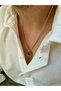 Zemador Red Baguette Stone Silver Color Steel Men's Necklace – Twisted Chain - 2