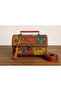 Indian Handcrafted Ajarakh Patchwork- Vegan Leather Bag - 5