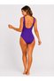 Women Classic Swimwear Swimsuit Stretchy Fabric One Piece - 5