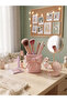 Bowknot Makeup Brush Organizer - Aesthetic Cosmetic Organizer Box - Brush Holder 9X8 cm - 3