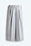 Wool-blend suit trousers