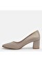 Large size stiletto thick heel 41-42-43-44-ten suede - 5