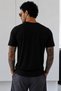 Men's Flamed Cotton V-Neck Basic Slim Fit T-Shirt Summer Casual Stylish T-Shirt - 3
