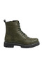 Zrc009 Premium Lace-Up Zippered Men's Boots Khaki - 3