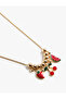 Beaded Fruit Charm Necklace - 3