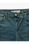 Cotton Slim Fit Regular Waist Spanish Flare Denim Trousers - Flare Jeans - 4