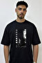 Gojo Satoru_11 Design Printed Oversize Black T-Shirt