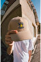 Unisex Men's and Women's Gabardine Hat - Printed Minimal Design Adjustable Hat with Velcro - 2