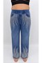 Plus Size Special Design Series Ripped Wide Leg Summer Women's Trousers