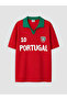 Esvab • Modern & Distinctive Devrik Roba Collar Portugal Printed Boys' T-Shirt - 2