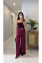 Jodes Burgundy Belted Trousers