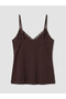 Vizyon New Season Lace Detailed String Strap Women's Undershirt - 7