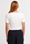 3626 Basic Crop T-Shirt - Ecru - 4