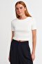 3626 Basic Crop T-Shirt - Ecru