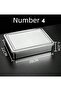 Stainless Steel Square Serving Tray with Lid – Multifunctional, Deep, and Thickened - 3