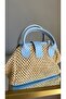 Women's Straw Scholarship Hand and Shoulder Bag Isabel - 3