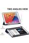 iPad 9th/8th/7th Generation case (2021/2020/2019) iPad 10.2-Inch Case with Pencil Holder [Sleep/Wake] Slim Soft TPU Back Smart Magnetic Stand Protective Cover Cases (Navy Blue) - 4
