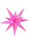 22 Inch Holographic 3D Pole Star Foil Balloon Neon (Color) Party Decoration Helium Compatible 56 cm - 2