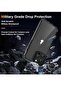 iPhone 15 Pro Max Case with [2 Screen Protector + 1 Camera Lens Protector] Shockproof Hard PC Clear Back Flexible Silicone Black Frame Protective Case - 3