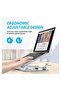 Laptop Stand, Adjustable Ergonomic Laptop Holder, Aluminium Alloy Notebook Stand with Heat-Vent, Portable Anti-Slip Computer Stand Compatible with MacBook Pro/Air - 4