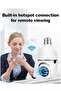 Wireless Security Camera, 1080P WiFi Lampcamera 2 Way Talk 360 Degree Motion Detection Surveillance Camera with Night Vision - 3