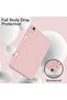 Pink Trifold Smart Cover for iPad Air 13 Inch (M2) 2024 – Auto Wake/Sleep, Pencil Holder, and TPU Back - 3