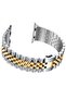 Band Compatible with Apple Watch 41mm / 40mm / 38mm, Stainless Steel Solid Strap Chain Bracelet for Apple Watch Series 8 7 6 5 4 3 2 SE - 3