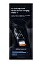 BAT Series USB-C to USB-C 60W PD Fast Charging Cable with LED Display - Nylon Braided - 3