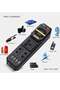 Power Inverter 200W 3 AC Socket 4 USB Ports - 3