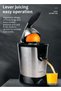 Electric Stainless Steel Orange Juicer – Powerful Citrus Juicer for Fresh Fruit Juice, Quick & Easy Squeezing of Oranges, Lemons, Limes, and Other Citrus Fruits - 5